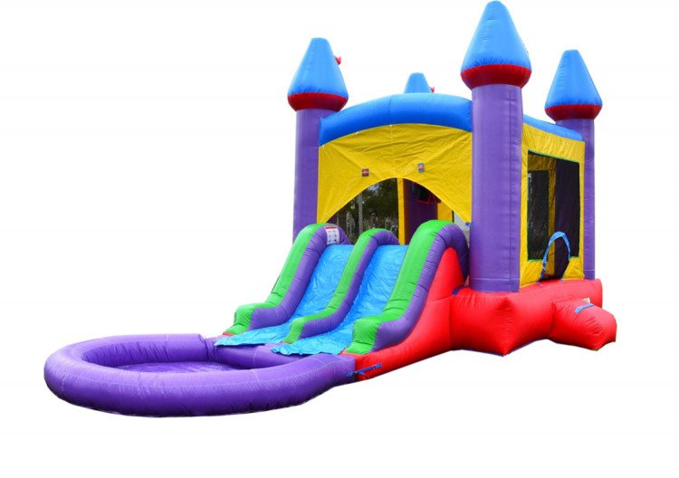 Jelly bean bounce house/waterslide 13’Wx13’Hx26’L