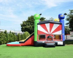 Ninja Combo bounce house/waterslide 13’Wx15’Hx26’L