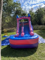 12ft Cotton Candy waterslide