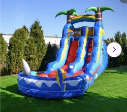 CCBA908C EB37 4617 B43A 15442089E993 1682626783 Ocean Shark waterslide 15’Hx9’Wx23’L