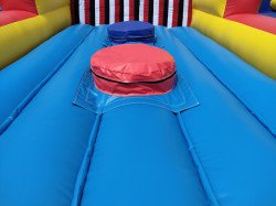 5457D7FB 15EB 472F B08E C9CF51DF9477 1688386389 Velcro wall with jousting inflatable 11’Wx16’Hx19.7’L