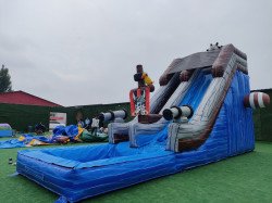 BCB41E3F 94D3 47C3 A427 761CAC1C4DBB 1689281595 18 ft Pirate ship waterslide 18’Hx10’Wx30’L