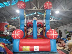 Dual lane basketball inflatable 13’Lx13’Wx10’H’