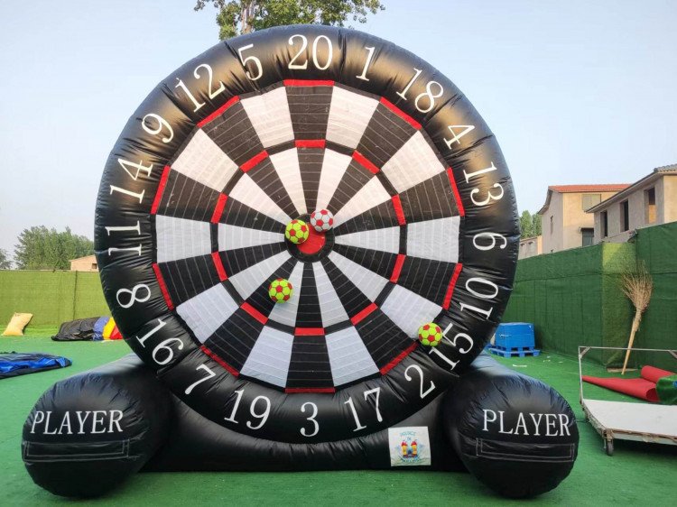 Inflatable soccer darts inflatable 13’x13’x13’