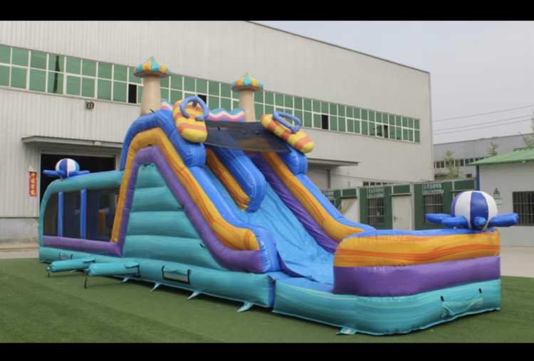 45’ Pool Party obstacle course