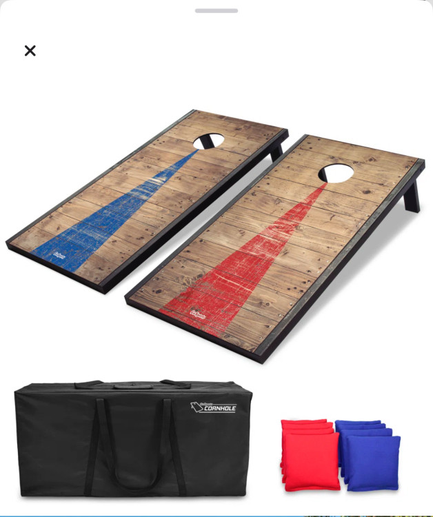 Cornhole pro American flag