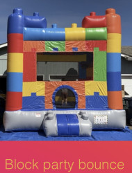 Lego bounce house 13x13